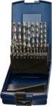 Spiralbohrersatz DIN 338 N HSS-Co Ø 1-10,5 mm, Stg. 0,5 mm, 24tlg., KU-Box profilgeschliffen, Promat 861965