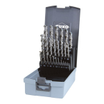 Twist drill set DIN 338 TL 1-13 mm HSS-G 25-piece Ruko 258215RO