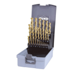 Twist drill set DIN 338 TL 1-13 mm HSS TiN 25-piece Ruko 258215TRO