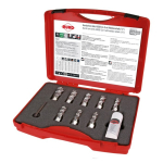 Kernboren set 10-delig, L=30 mm HSSE-Co 5 Ruko 108810E Weldon