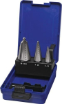 Sheet metal peel drill set 3 pcs. HSS-E in metal case Promat 862053
