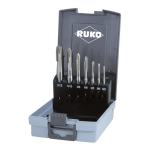 Machinetapset 7-delig, M 3-M 12 DIN 371/376-B Ruko 245061RO