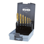 Machinetapset 7-delig, M 3-M 12 DIN 371/376-35° Ruko 245066RO