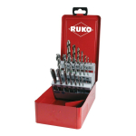 Machinetapset 21-delig, M 3-M 12 DIN 371/376 35°-B Ruko 245054