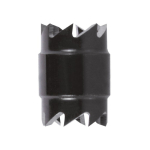 Kroon frezen 9,6 mm HSS-G aan beide zijden. Gebruik Ruko 101102