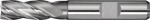 Schaftfräser DIN 844 Typ N Ø 6 mm, HSS-Co8, 4 Schneiden kurz Promat 866328