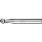 Hardmetalen stiftfrees KUD 0605/6 Z3 PLUS Ø 6 mm x L 5 mm Schacht Ø 6 mm Bolvorm, paard