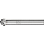 Carbide burr KUD Z ALU PLUS Ø L Shank 6 Spherical shape, horse