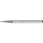 Carbide burr SKM 0311/3 Z4 Ø 3 mm x L 11 mm Shank Ø 3 mm Pointed cone shape, horse
