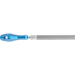 Halfronde vijl PF 1152 150 mm gesneden 1, met handvat Pferd