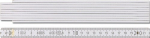 Holzgliedermassstab 2 m, weiß BMI
