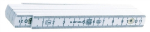 Plastic schakelweegschaal 1 m., wit NW