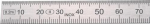 Stahlmassstab 2000 mm, 30x1 mm, B-Teilung Preisser