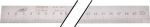 Steel scale 500 mm, 25x5 mm Preisser