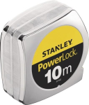 Taschenrollbandmaß mit Feststeller 25,0 mm x 10 m, ohne Loch im Haken Stanley Powerlock 1-33-442