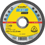 Trennscheibe 125x1x22,23 mm, gerade A 60 Extra Klingspor Kronenflex