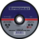 Roestvrijstalen snijschijf 115x1,0 mm dunne plaat Promat 841241