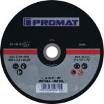 Metal cutting disc Ø 125x2.5 mm, cranked Promat 841301