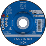 Opruwschijf E 125-7 SG Inox Pferd