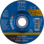 Kombischeibe E 125-2,8 PSF DUO SteelOX Pferd Duodisc