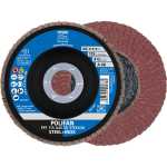 Straight flap disc PFF 115 A40 SG SteelOX Pferd Polifan