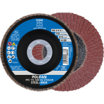 Conical flap disc PFC 115 A80 SG SteelOX Pferd Polifan