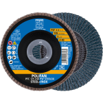 Conical flap disc PFC 125 Z40 PSF STEELOX Pferd Polifan