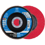 Fächerschleifscheibe gerade PFF 115 CO-COOL 40 SG SteelOX Pferd Polifan