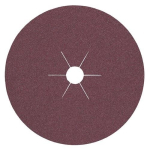 Vulcanised fibre abrasive disc 180 mm diam., K120 Promat 841646