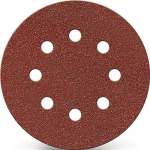 Zelfklevende slijpschijf K240 D= 125 mm geperforeerd met 8 afzuiggaten, Promat 841757