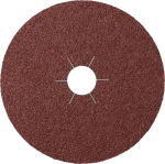 Schuurschijf 125x22 mm, K120 korund CS 561 Ster gat, Klingspor
