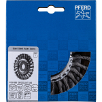 Round brush steel POS RBG 12512/22.2 ST 0.50 plaited, horse