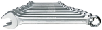 Ringmaulschlüssel-Satz abgewinkelt SW10-32 mm, 12-teilig Form A Gedore 7-012
