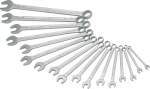Combination spanner double outside SW 7-27 mm 17 pcs. chrome-plated Hazet 600N/17N