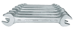 Doppelmaulschlüssel-Satz flach SW6-22 mm, 8-teilig Gedore 6-8