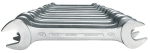 Doppelmaulschlüssel-Satz flach SW6-32 mm, 12-teilig Gedore 6-120