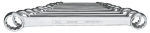 Double ring spanner set, straight SW6-32 mm, 12-piece, form B Gedore 4-120
