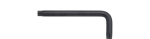 Hexagon socket screwdriver, short 363 D45 mm black oxidised Wiha 01321