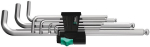Metric offset screwdriver set 1.5-10 mm 9 pcs ball head chrome-plated Wera 950/9