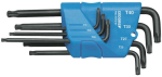 Hex key L-wrench set TX10-TX40, Torx ball head, 7-piece Gedore H 43 KTX-07