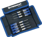 Feinmechanik-Schraubendrehersa 7-teilig Promat 828141