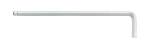 Hexagon socket screwdriver 369 7.0 mm ball head chrome-plated Wiha 07922