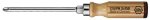 Schraubendreher m. Holzheft PH 129 1x80 mm Wiha 00057