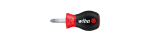 Screwdriver short PZ with round blade 313 SF PZ 02x25 mm Wiha 26972
