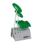 Pin spanner set w.cross handle 364 7 pcs. in stand Wiha 01348