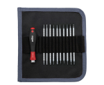 Interchangeable blade set System 4 269 11 pcs. in roll-up bag Wiha 00610