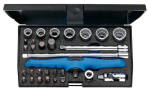 Motorfiets gereedschapsset 1/4", metrisch, 30-delig Gedore D 20 APK
