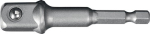 Adapter 1/4" L=72mm for 1/2" sockets Promat 821080
