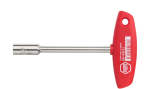 Dopsleutel met vierkant handvat 338 12,0x125 mm vernikkeld Wiha 01008