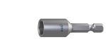 Dopsleutel 1/4" SK SW 7,0 x 65 mm met magneet Stopcontact E 6.3